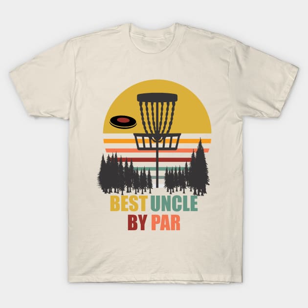 Disc Golf Best Uncle T-Shirt by Wooly Bear Designs